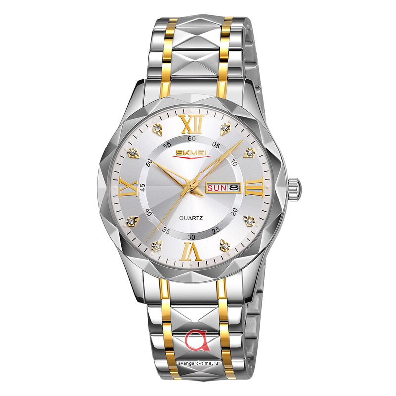 �������� ���� Skmei 9369TGDSI silver/gold/silver ������ �����