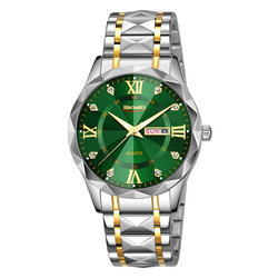 Skmei 9369TGDGN silver/gold/green