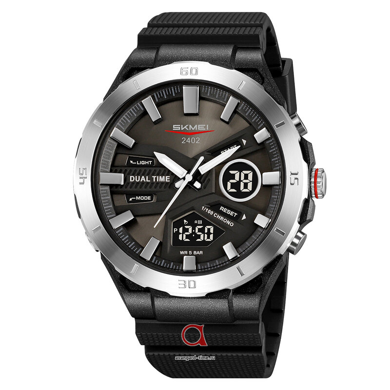 �������� ���� Skmei 2402SIBK silver-black ������ �����