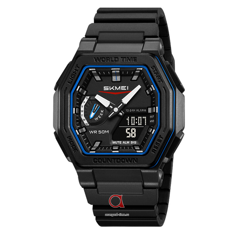�������� ���� Skmei 2438BKBU black/blue ������ �����