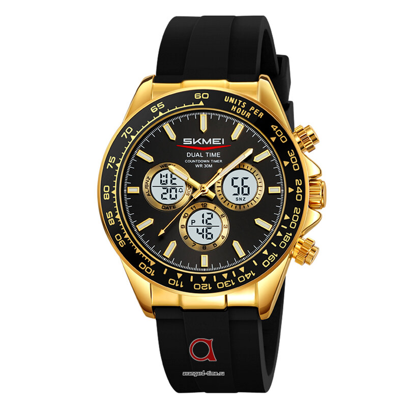 �������� ���� Skmei 2505PGDBK gold/black-silica gel ������ �����