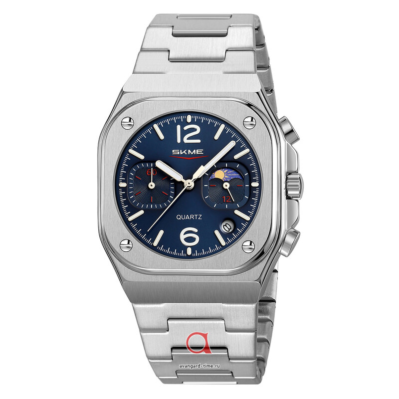 �������� ���� Skmei 9368SIBU silver/blue ������ �����