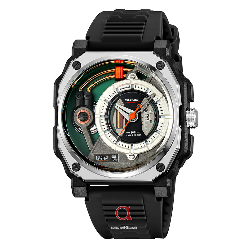 �������� ���� Skmei 2533SIBK silver/black ������ �����