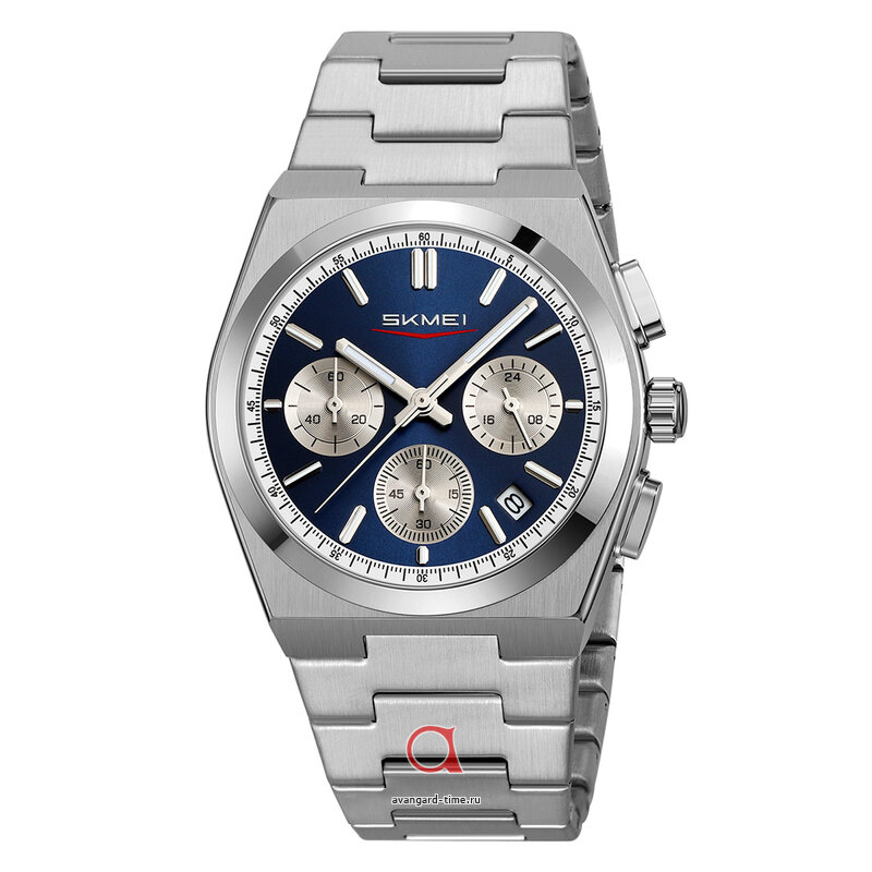 �������� ���� Skmei 9371SIBU silver/blue ������ �����