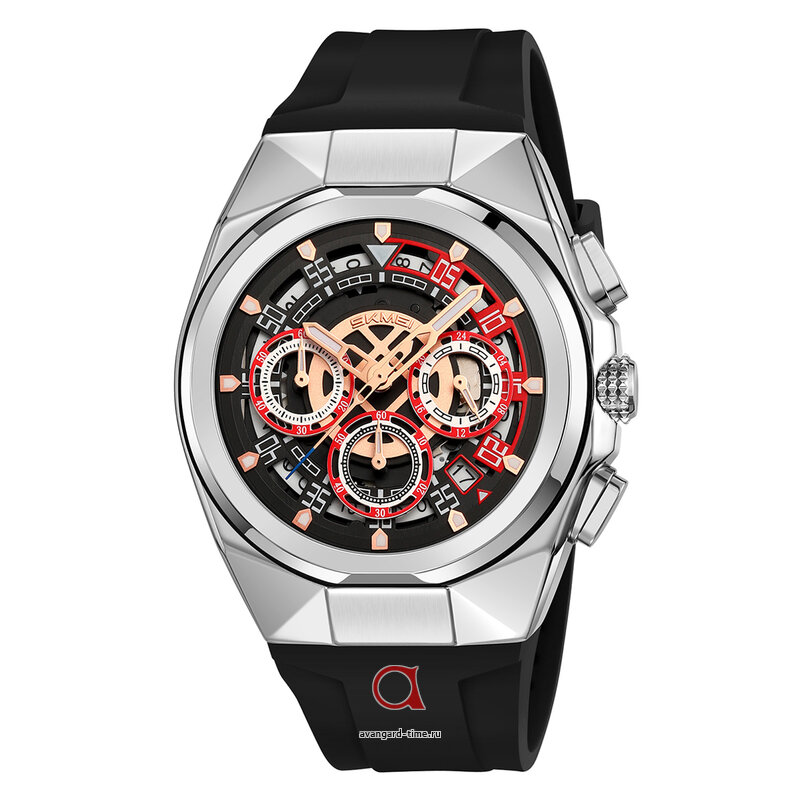 �������� ���� Skmei 9377SIBK silver/black ������ �����