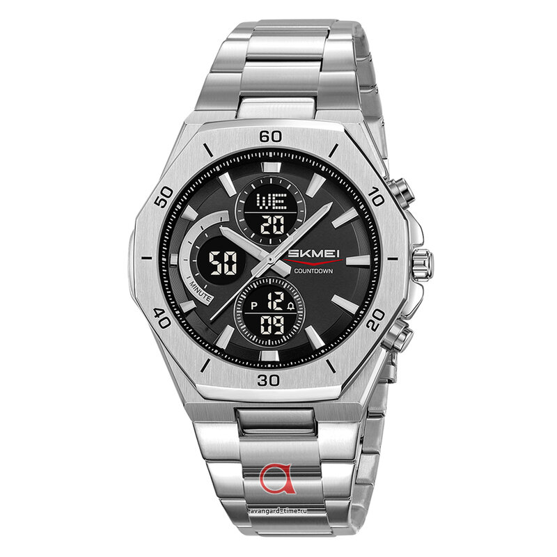 �������� ���� Skmei 2561SIBK silver/black ������ �����