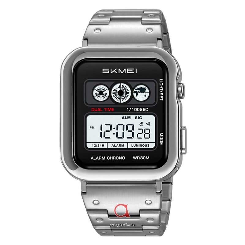 �������� ���� Skmei 2504SI silver-steel ������ �����