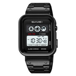 Skmei 2504BK black-steel