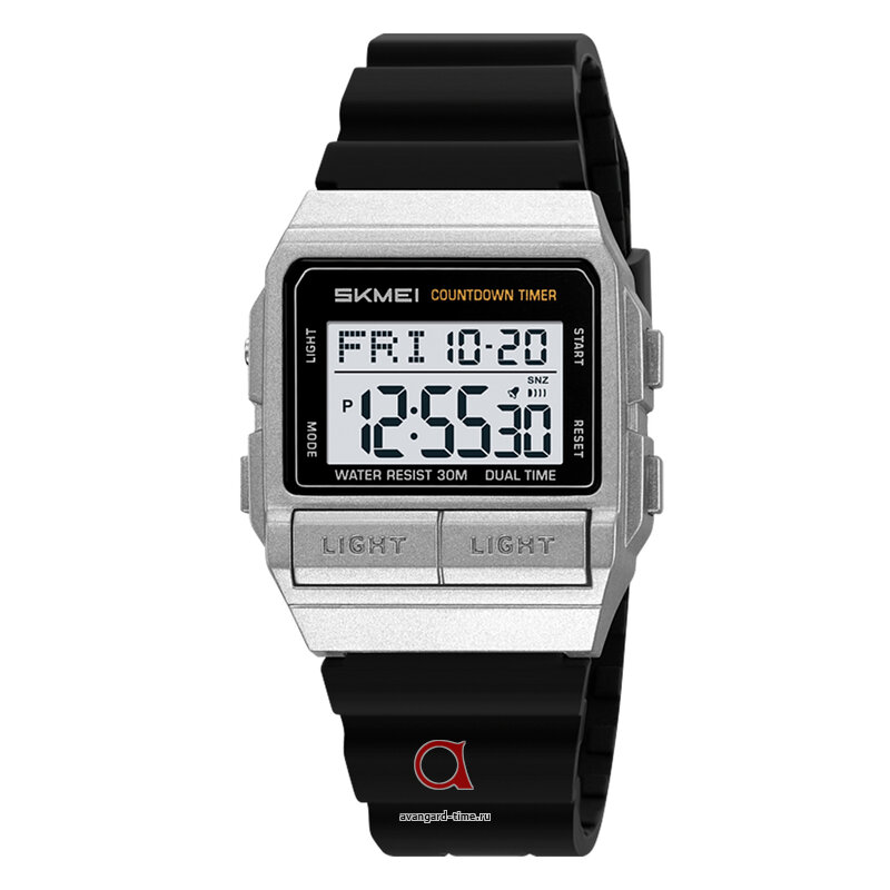 �������� ���� Skmei 2475PSI silver (silica gel strap) ������ �����