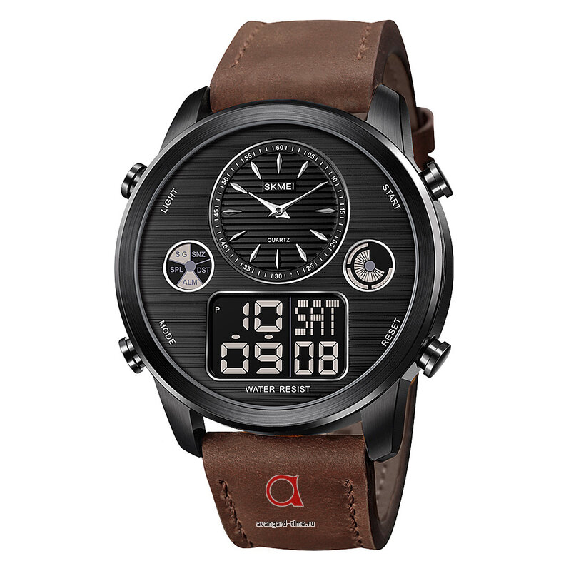 �������� ���� Skmei 1653BKBN black/brown ������ �����