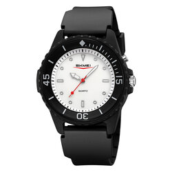 Skmei 2433BKWT black/white-line