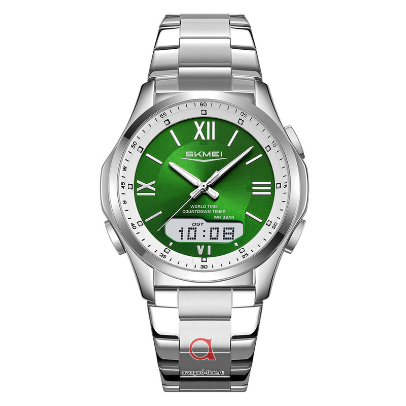 �������� ���� Skmei 2459SIGN silver/green ������ �����