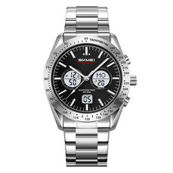 Skmei 2503SIBKWT silver/black/white-stainless steel