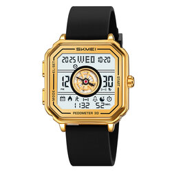 Skmei 2507PGD gold (silica gel strap)