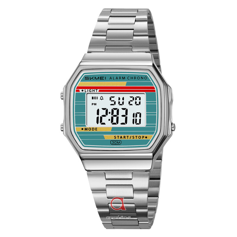 �������� ���� Skmei 2514SIGN silver/green ������ �����