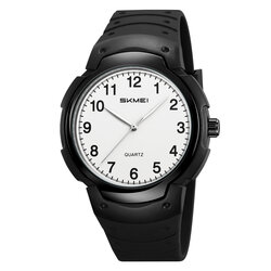 Skmei 2532BKWT-AC black/white-number