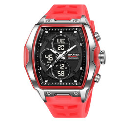 Skmei 2601RD red-transparent