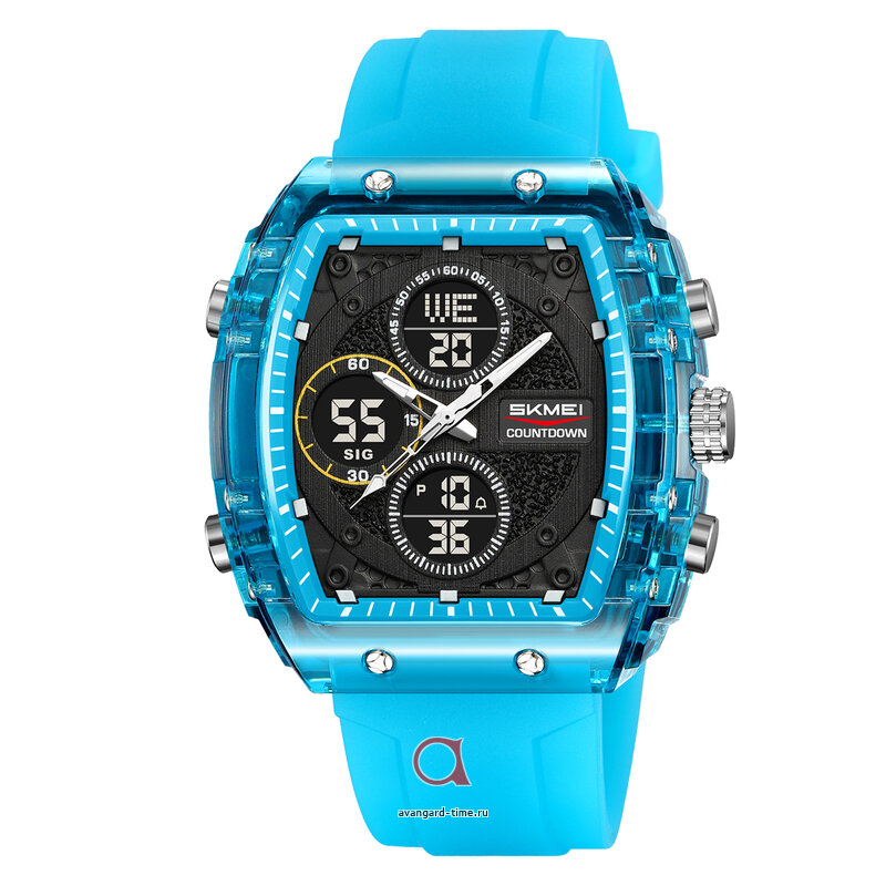 �������� ���� Skmei 2602BU blue-transparent ������ �����