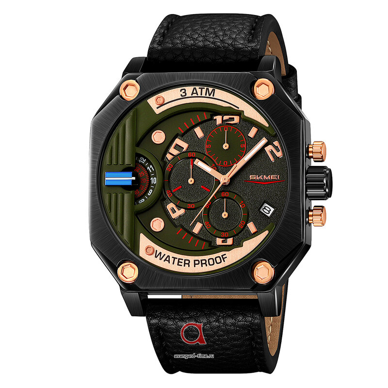 �������� ���� Skmei 9343BKGN black/green ������ �����