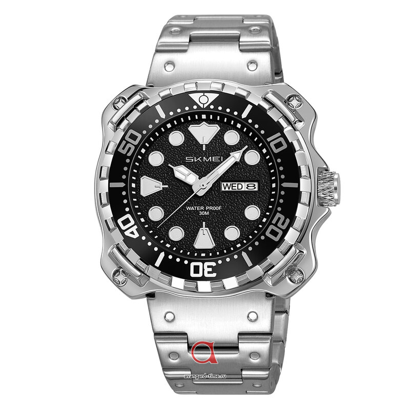 �������� ���� Skmei 9385SIBK silver/black ������ �����