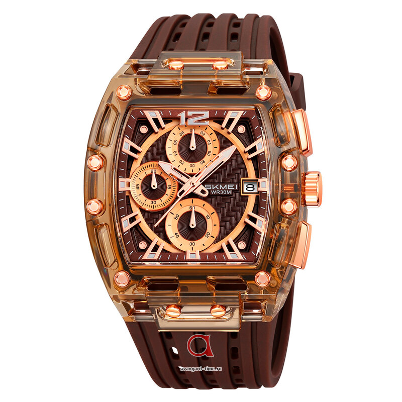 �������� ���� Skmei 2606BN brown-transparen ������ �����