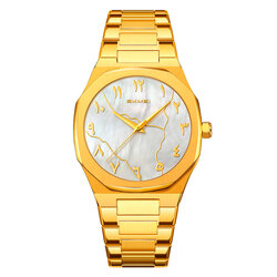 Skmei 9391GDWT gold/white