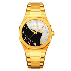 Skmei 9391GDBK gold/black/white