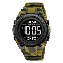 Skmei 2713CMGN army green camouflage