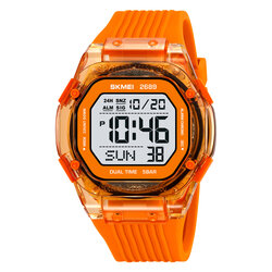 Skmei 2689OG orange-transparent