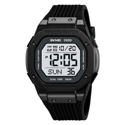 Skmei 2689BKWT black-white