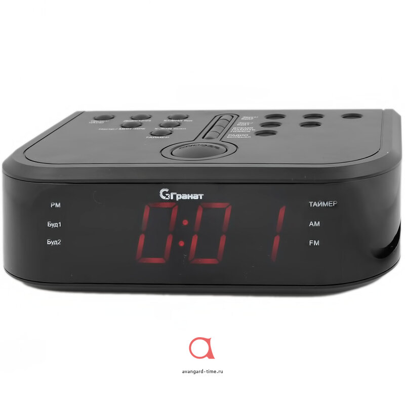 Сетевые часы ГРАНАТ C-0946-Крас будильник сетевой купить оптом