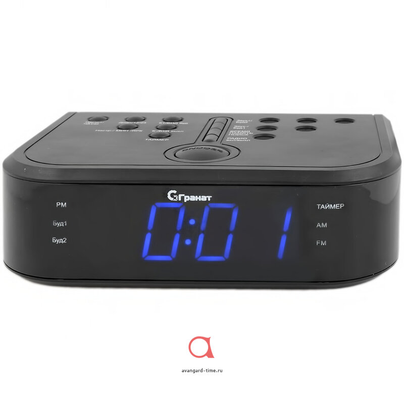 Сетевые часы ГРАНАТ C-0946-Син будильник сетевой купить оптом