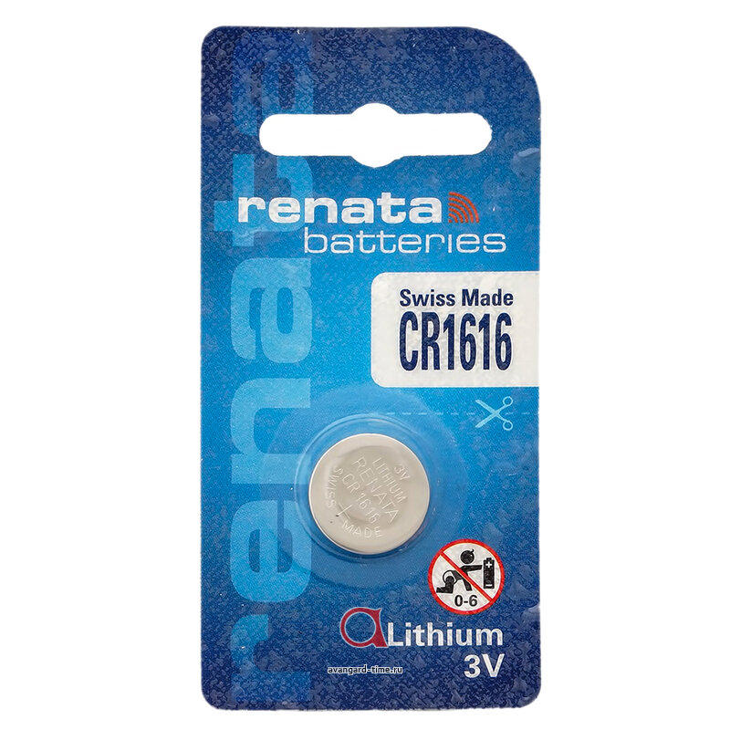 Батарейки для часов RENATA CR1616 купить оптом