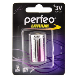 PERFEO CR123/1BL Lithium